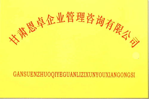 甘肅恩卓企業管理咨詢 專業賦能，驅動企業卓越發展
